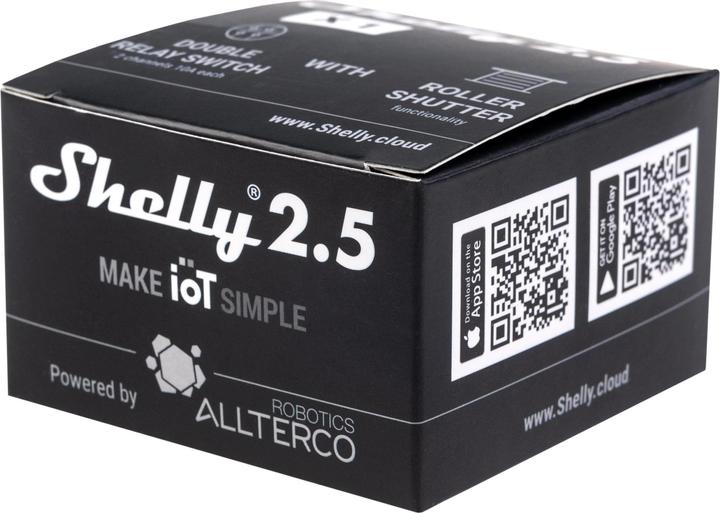 Image du produit Shelly Double commutateur WLAN (Actionneur de commutation)