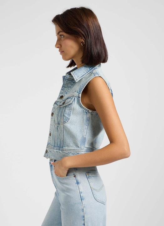Produktbild Lee Jeansjacke Cropped Rider Vest (XS)