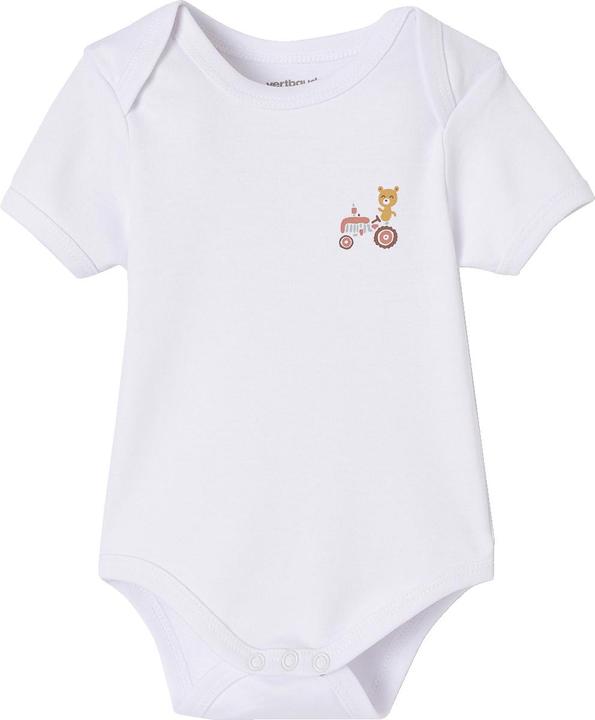 Produktbild Vertbaudet Bio-Kollektion: 5er-Pack Baby Kurzarm-Bodys in Geschenkbox (74)