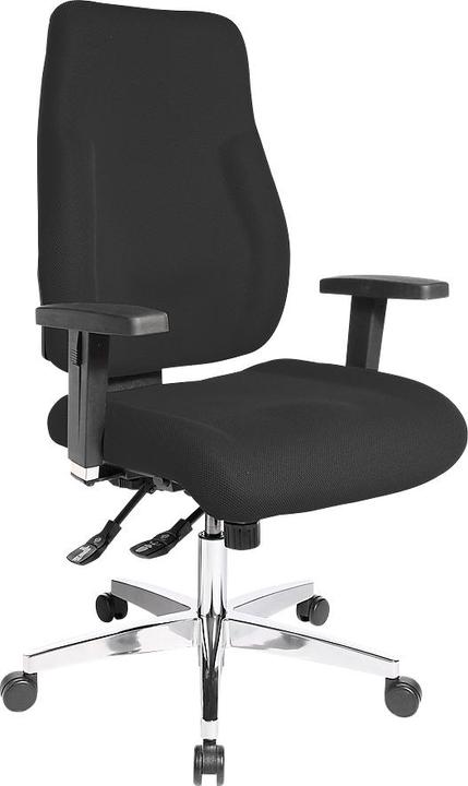 Actual product image Topstar Office chair FEEL GOOD, synchronous mechanism, without armrests, high backrest, large trough...
