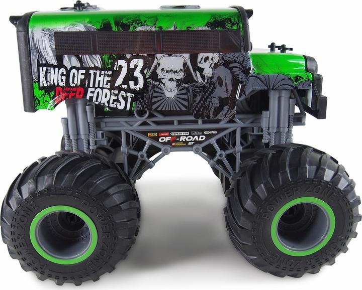 Immagine prodotto Amewi Crazy Schoolbus elettrico spazzolato Monster Truck 2WD 1:16 RTR verde