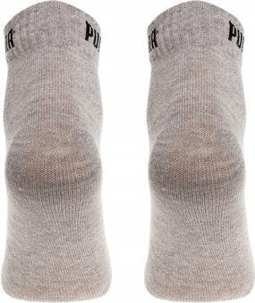 Produktbild Puma Unisex Quarter 3 Pair Pack Assorted Socken, Grau/Weiss/Schwarz, 40-42 (39 - 42)