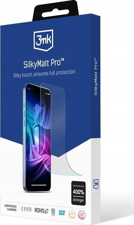 Productafbeelding 3MK Silky Matt Pro iPhone 16 Pro Max Matowa folia ochronna (1 Stuk, Apple iPhone 16 Pro Max)