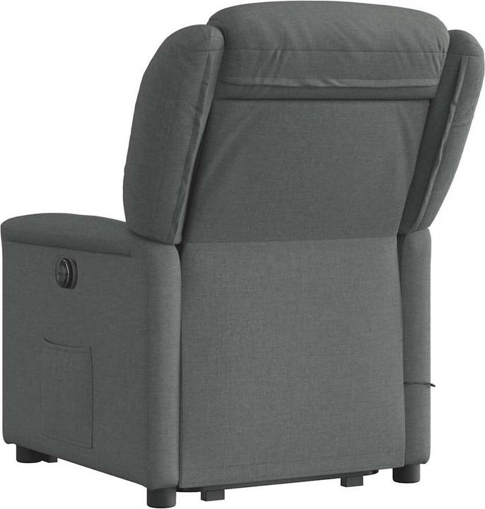 Produktbild VidaXL Massagesessel mit Aufstehhilfe Dunkelgrau Stoff