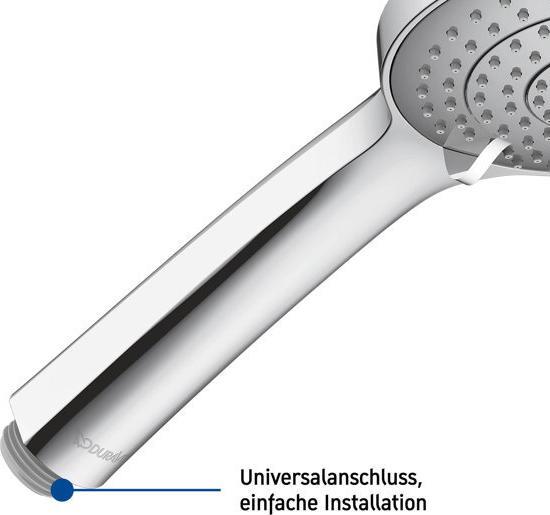 Actual product image Duravit hand shower 3jet 110 MinusFlow, UV65201 (3 Beam types, 9.50 l/min)