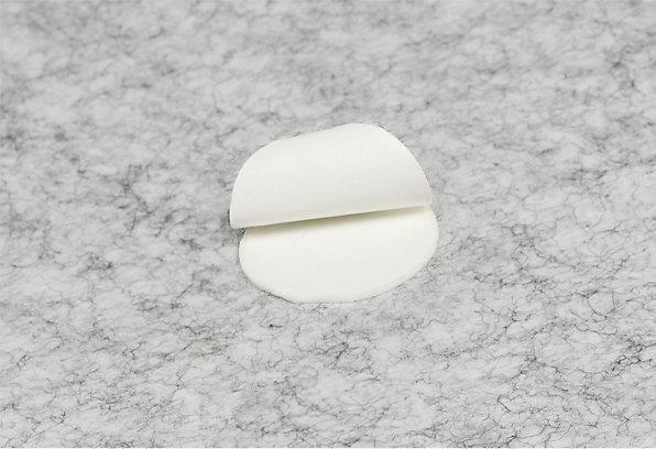 Actual product image eurokraft basic Acoustic ceiling panel, PET felt, Ø 1200 mm, round shape, petrol.