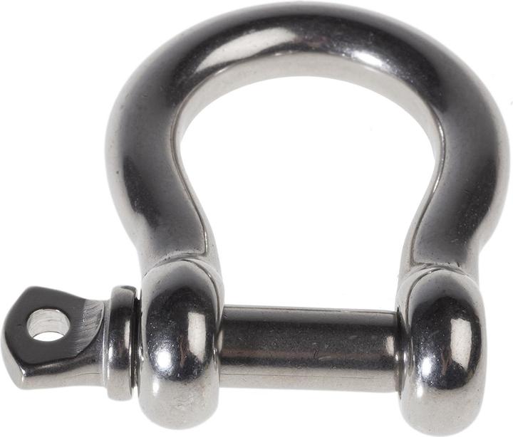 Actual product image Rs Pro S/steel bow shackle with screw pin,10mmW