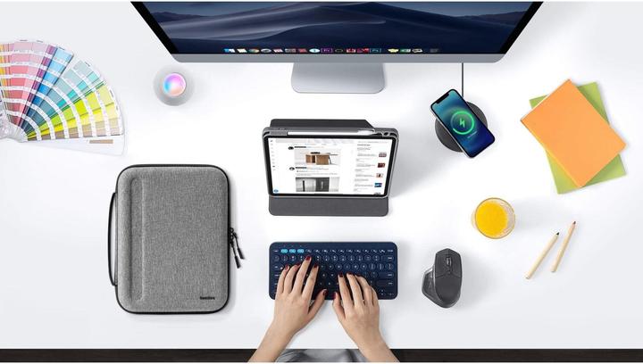 Actual product image tomtoc Smart A06 (9.7-11") Tablet Case (Microsoft Surface Go, iPad Air, iPad Pro 10.5 2017 (1. Gen), iPad Pro 11 2018 (1. Gen), iPad Pro 11 2020 (2. Gen), iPad Air 2020 (4. Gen), iPad Air 2022 (5th Gen))