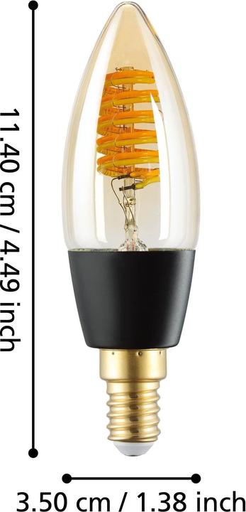 Actual product image EGLO LED bulb E14 (E14, 4.90 W, 320 lm, 1 x, G)