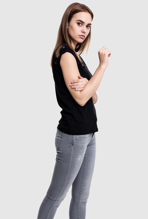 Actual product image Urban Classics Ladies Top Laces Tee (XS)