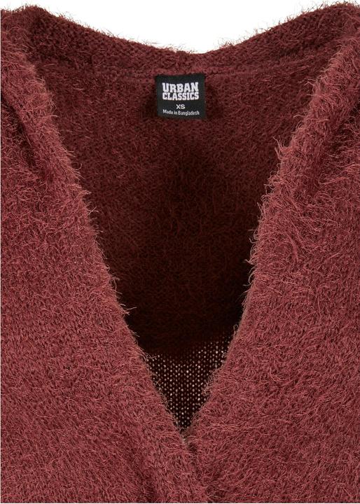 Actual product image Urban Classics Ladies Hooded Feather Cardigan (XS)