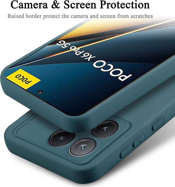 Produktbild Cadorabo Hülle für Xiaomi Poco X6 Pro TPU im Liquid Schutz Silikon Design (Xiaomi Poco X6 Pro)