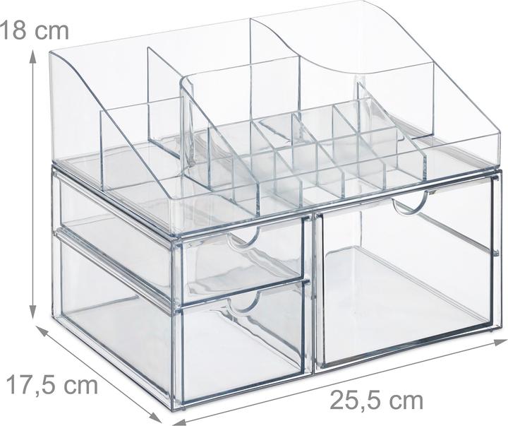 Actual product image Relaxdays cosmetics organiser