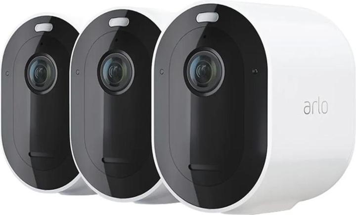 Arlo Pro 4 Spotlight, pack de 3 caméras blanc (2688 x 1520 pixels)