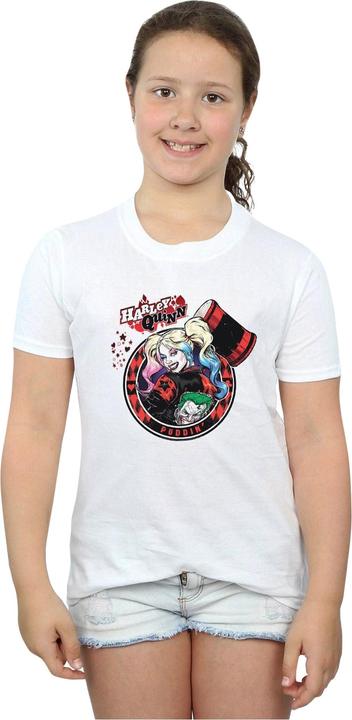 Produktbild Harley Quinn Joker Patch TShirt Mädchen (128)