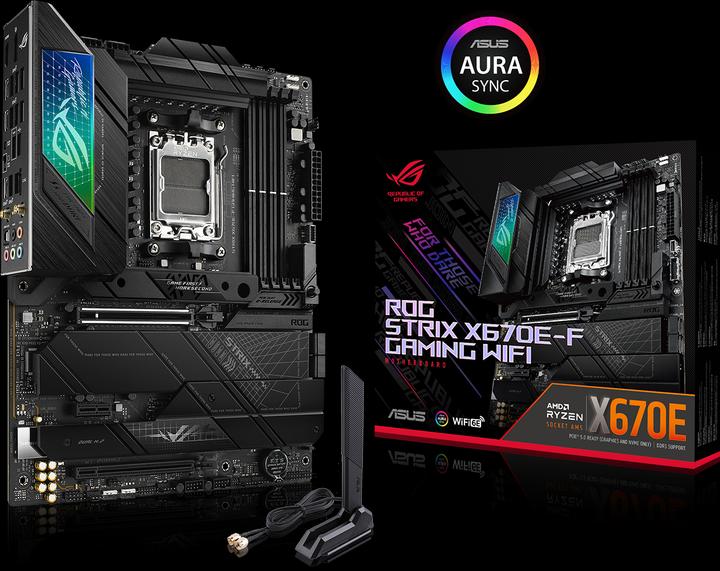 Produktbild ASUS ROG Strix X670E-F Gaming Wifi (AM5, AMD X670E, ATX)
