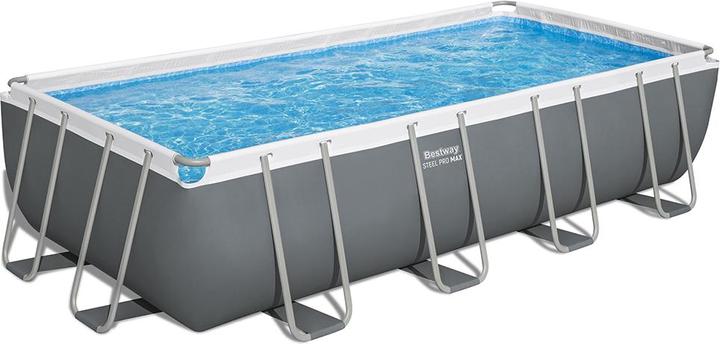 Produktbild Bestway Power Steel Frame Pool Komplett- Set, mit Sandfilteranlage, 549x274x122 (549 x 274 x 122 cm)