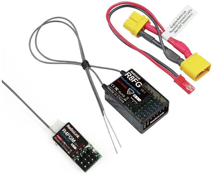 Actual product image RadioLink Remote control RC8X 2.4 GHz, 8 channel, with 2 receivers