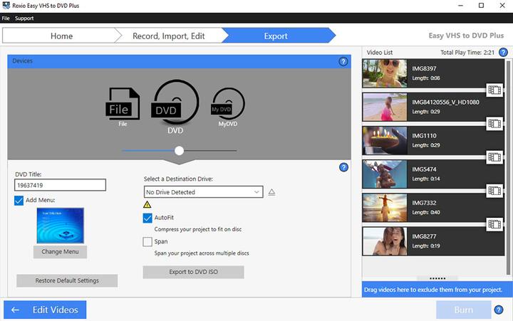 Actual product image Roxio Easy VHS to DVD 3 Plus (DVD writer)
