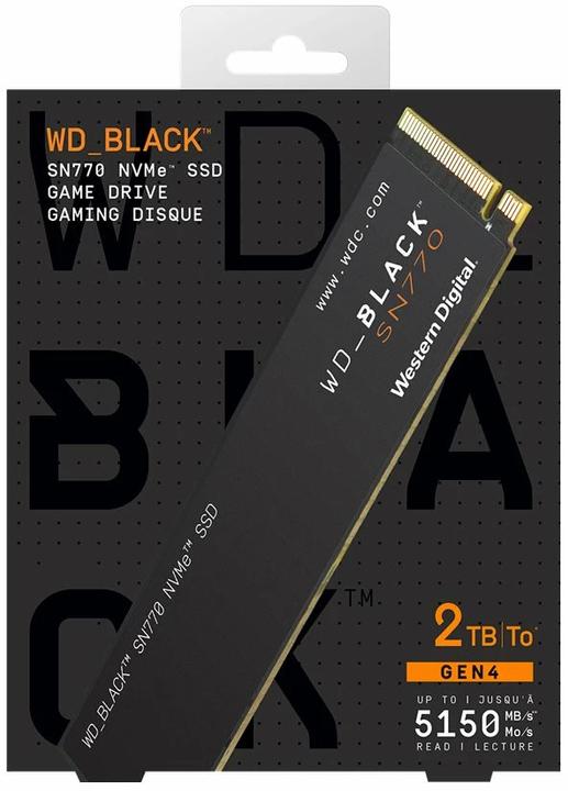 Produktbild WD Black SN770 (2000 GB, M.2 2280)