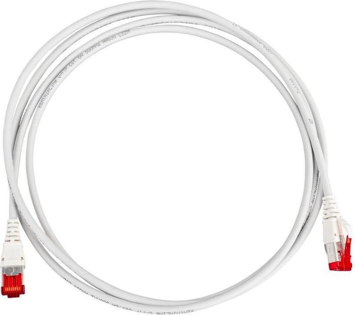 R&M Patch cable Cat 6A, U/FTP, 3 m, grey (U/FTP, CAT6a, 3 m)