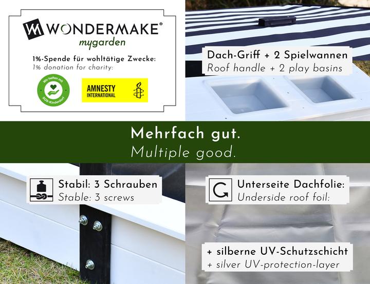 Produktbild Wondermake Solarca1" mit Spielwannen und Abdeckung