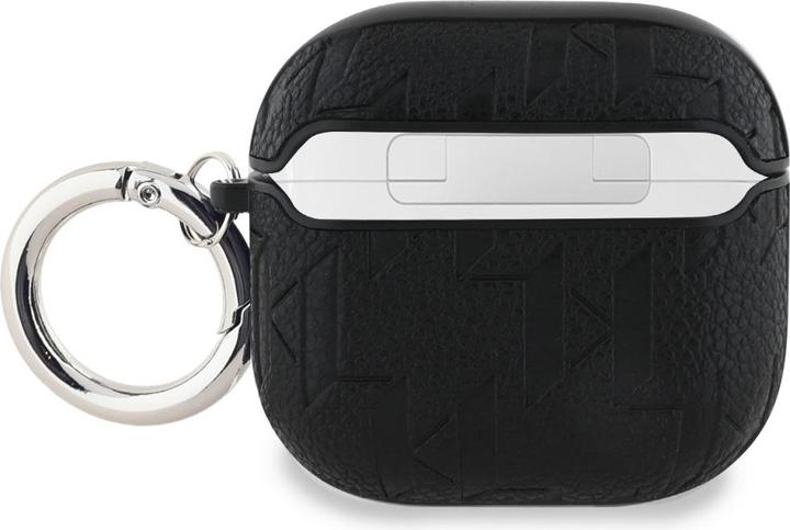 Produktbild Karl Lagerfeld Monogram Karl & Choupette Head Case for AirPods 4 - Black (Kopfhörer Tasche)