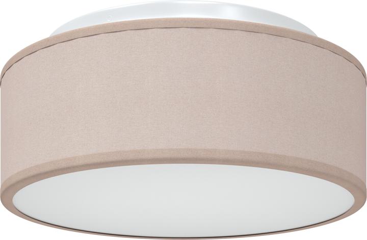 Produktbild VidaXL Deckenleuchten Flush Mount Taupe 30 cm Stoff E27 (E27)