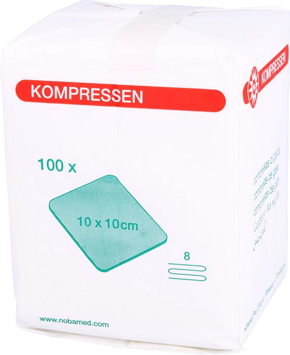 Immagine prodotto Nobamed MULLCOMPRESS 10X10CM 8CH, 100 pezzi COM