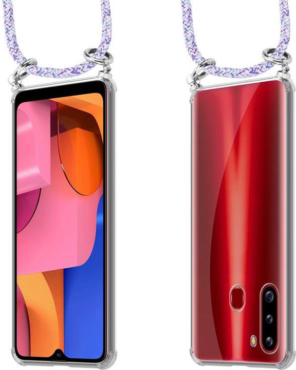 Produktbild Cadorabo TPU Handy Kette SILBER Cover