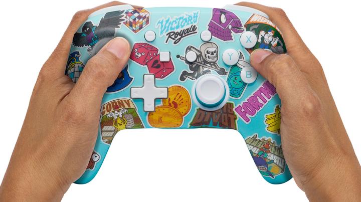 Image du produit PowerA Enhanced Wireless Controller - Fortnite Sticker Mania (Switch Lite, Switch OLED, Switch)