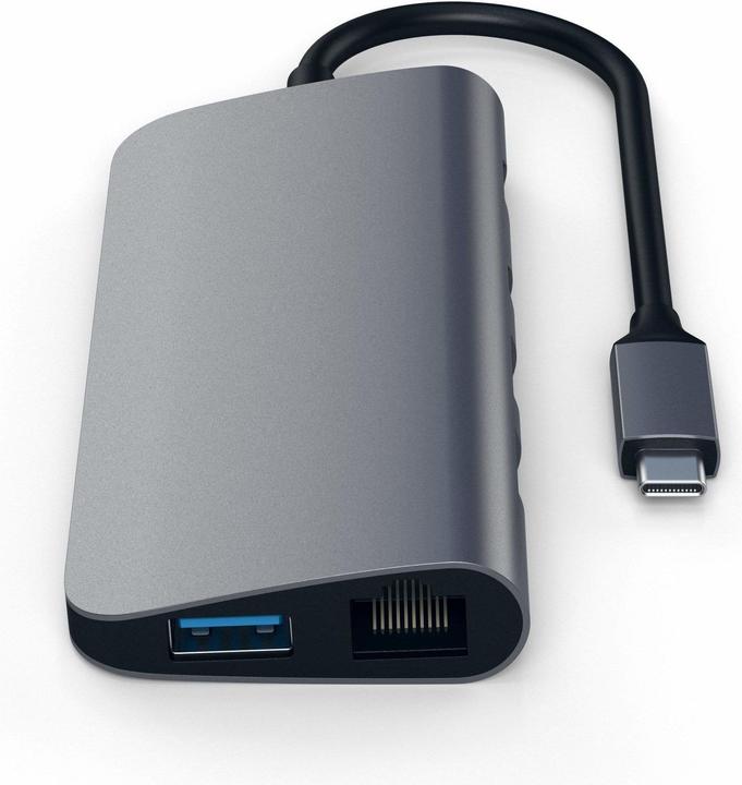 Actual product image Satechi Multimedia Adapter (USB-C, 9 Ports)