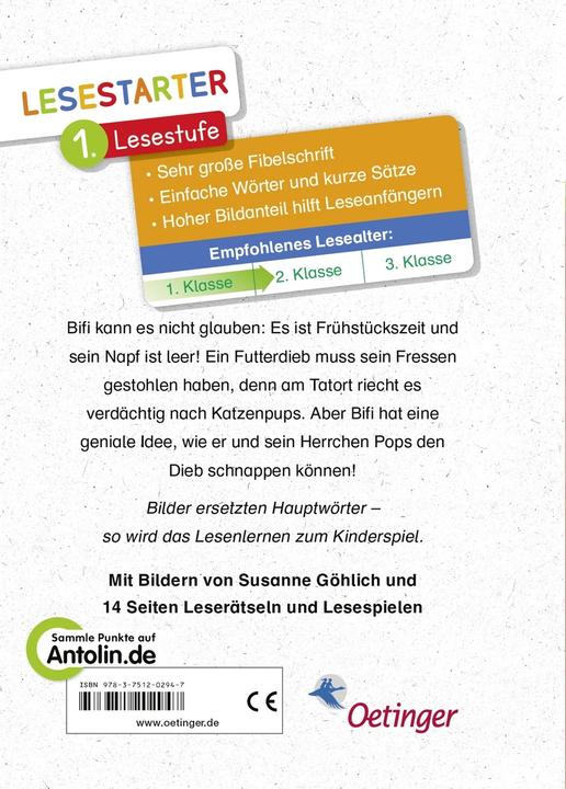 Produktbild Bifi & Pops. Mission Katzenpups (Deutsch, Susanne Göhlich, Stefanie Taschinski, 2022)
