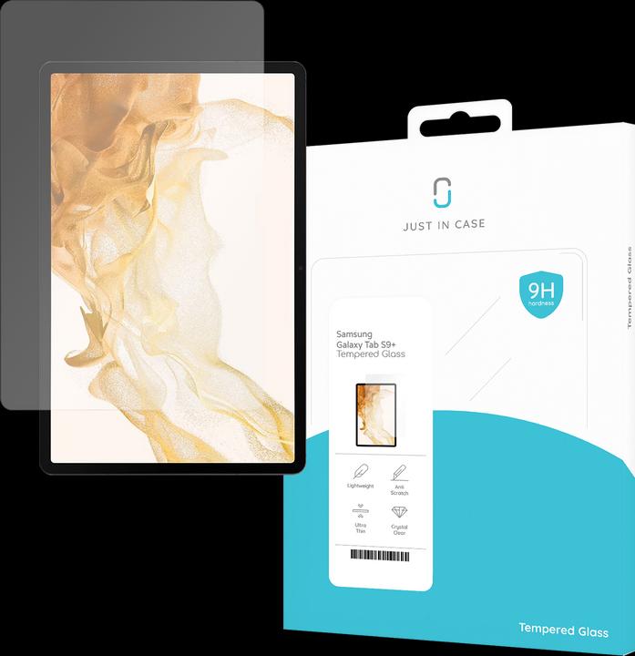 Actual product image Cazy Protective glass compatible with Samsung Galaxy Tab S9+ / S9 FE+ - Tempered glass screen protector - (1 Piece, Galaxy Tab S9+, Galaxy Tab S9 FE+)
