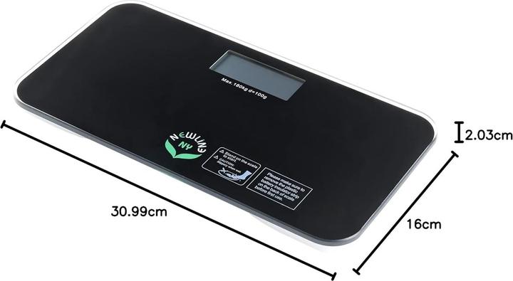Immagine prodotto Newline NY Mini bilancia pesapersone Step-On (180 kg)