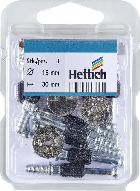 Image du produit Hettich Verbindungsbeschlag M6 x 30 mm (Raccord de connexion, 1 pcs)