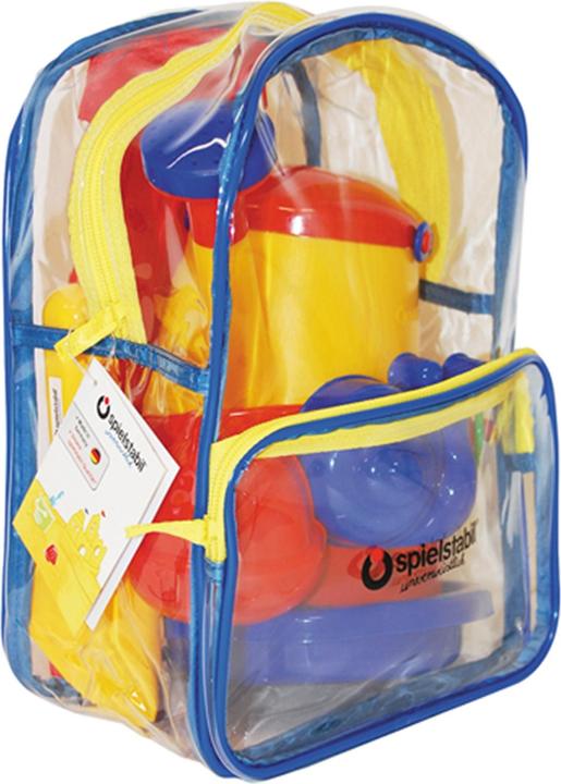 Spielstabil Classic sand set in rucksack