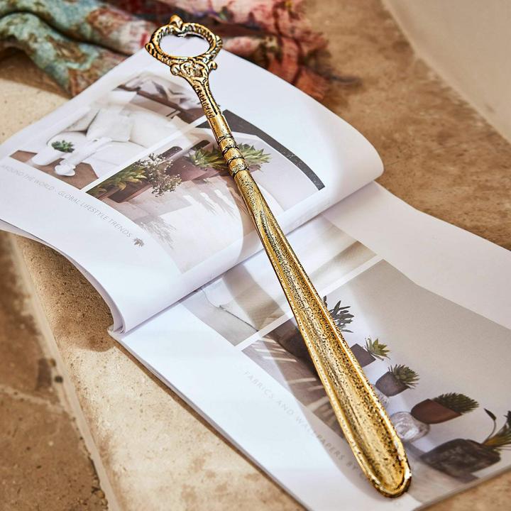Actual product image Loberon Shoehorn Lucas brass