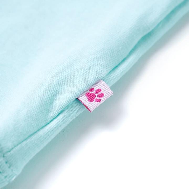 Actual product image VidaXL Children's T-shirt light blue 92,Material: 95 % cotton. 5 (92)