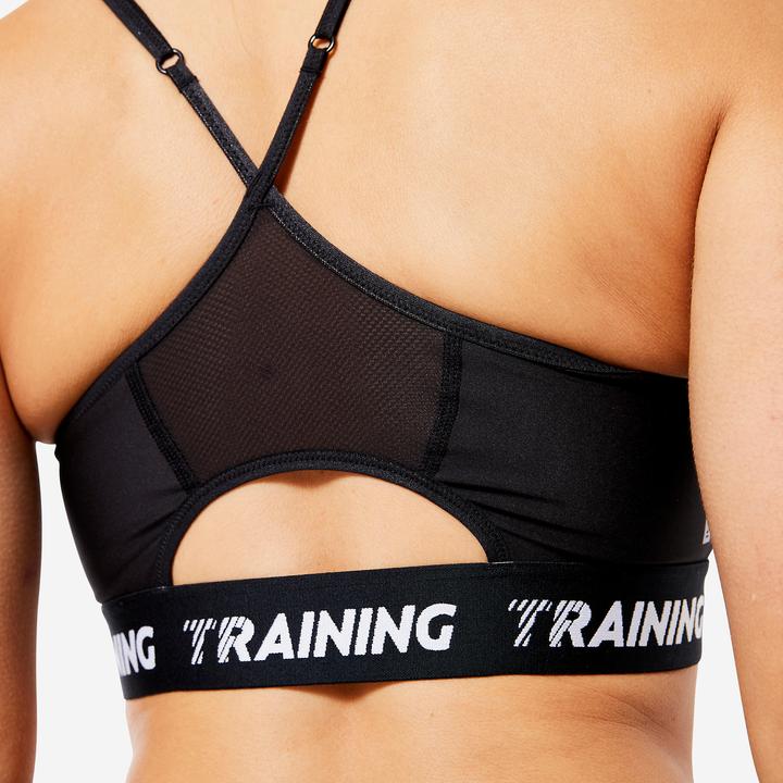 Immagine prodotto Decathlon Bustier a sostegno leggero - nero (S)