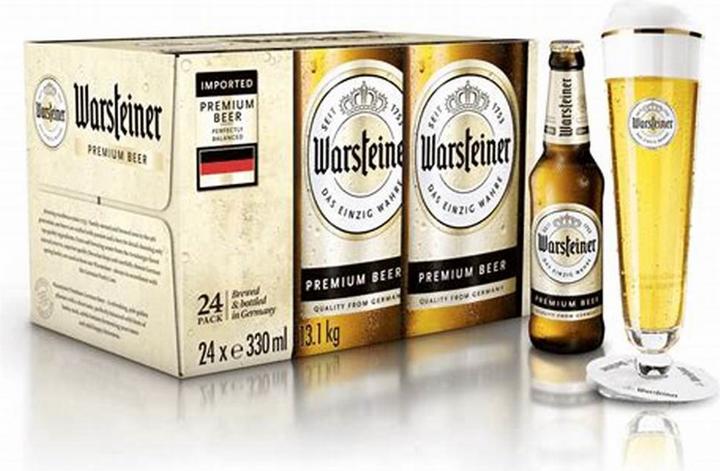 Actual product image Warsteiner is a first class Premium Pilsener. (6 x 33 cl)