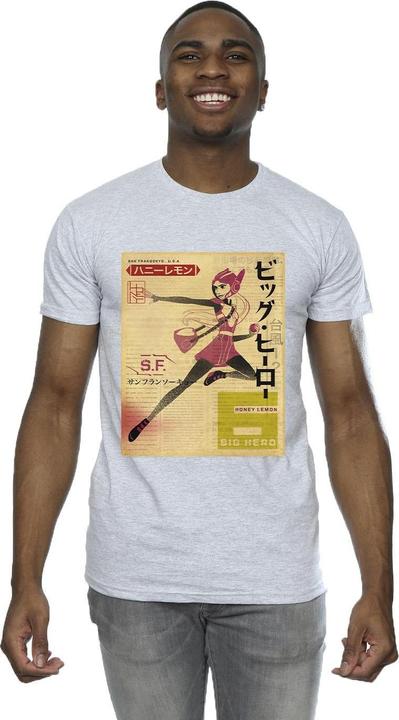 Image du produit Disney - T-shirt BIG HERO BAYMAX HONEY LEMON NEWSPAPER - Homme (XXL)