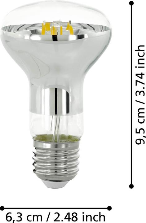 Immagine prodotto EGLO Illuminante (E27, 5.50 W, 470 lm, 1 x, F)
