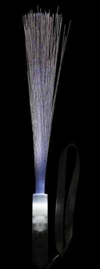 Produktbild Partydeco LED Stab Glasfaser Weiss, 1 Stk.
