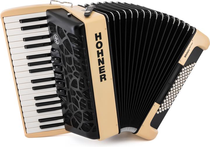 Hohner Accordéon BRAVO MyColor III 72 Earth (Accordéon de piano)