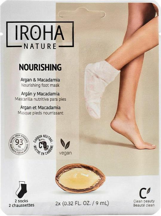 Image du produit Iroha Nature Nature - Masque pour les pieds Chaussettes Nourrissantes (Masque de pied, 18 ml)