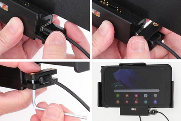 Actual product image Brodit 713225 Bracket Galaxy Tab Active 2&3