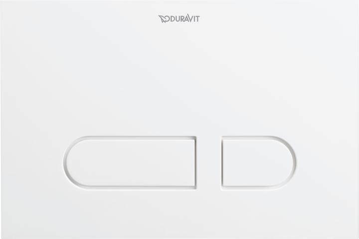 Duravit Betätigungsplatte A1 DURASYSTEM 217x146,5mm, für WC, Kunststoff weiss