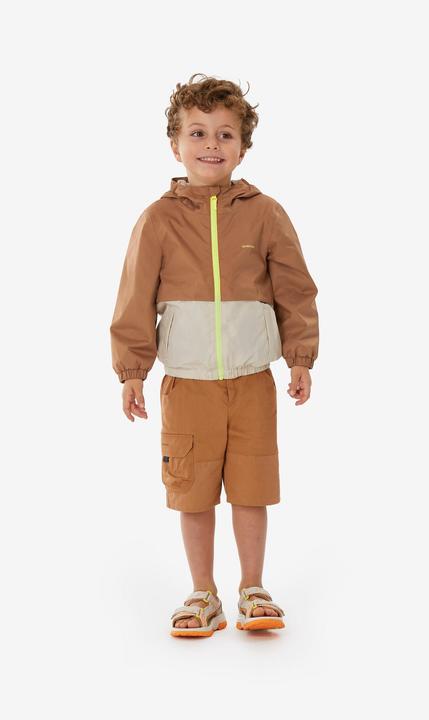 Produktbild Quechua Wanderjacke MH500 Kinder wasserdicht Gr. 92–122 braun (122)