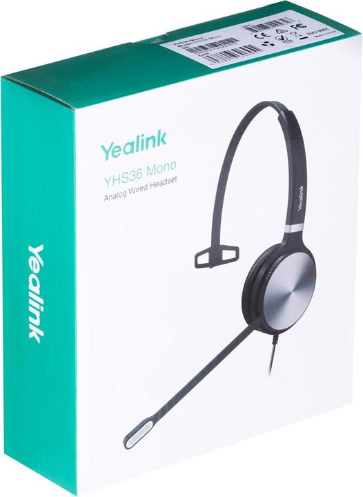Actual product image Yealink YHS36 MONO - Wideband Headset for IP Phones (Cable)